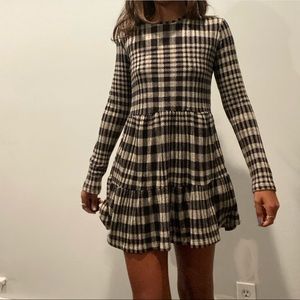 Plaid flowy Dress